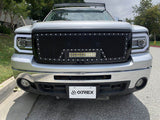 AlphaRex 07-13 GMC Sierra LUXX-Series LED Projector Headlights Jet Black