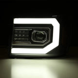 AlphaRex 07-13 GMC Sierra PRO-Series Halogen Projector Headlights Chrome