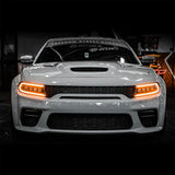 AlphaRex 15-23 Dodge Charger NOVA-Series LED Projector Headlights Alpha-Black