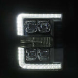 AlphaRex 11-16 Ford Super Duty NOVA-Series LED Projector Headlights Alpha-Black