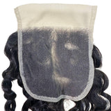 Spanish Wave 4x4 Transparent Lace Human Hair Closure