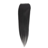 Brazilian Silky Straight 4x4 Transparent Lace Human Hair Closure
