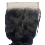Jet Black Body Wave 6x6 HD Lace Human Hair Closure