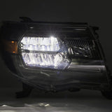AlphaRex 05-11 Toyota Tacoma LUXX-Series LED Crystal Headlights Black