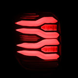 AlphaRex 10-24 Toyota 4Runner LUXX-Series LED Tail Lights Black-Red