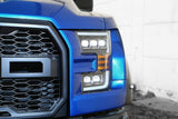 AlphaRex 15-17 Ford F150 / 17-20 F150 Raptor NOVA-Series LED Projector Headlights Alpha-Black