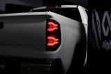AlphaRex 14-21 Toyota Tundra LUXX-Series LED Tail Lights Black-Red