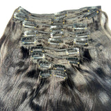 Yaki Straight Clip-In 100% Human Hair  Extensions