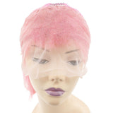 Cotton Candy 13x4 Transparent Lace Front 100% Human Hair Bob Wig