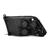 AlphaRex 09-18 Ram Truck (MK II 5th Gen 2500 Style) PRO-Series Halogen Projector Headlights Alpha-Black