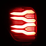 AlphaRex 10-24 Toyota 4Runner LUXX-Series LED Tail Lights Black-Red