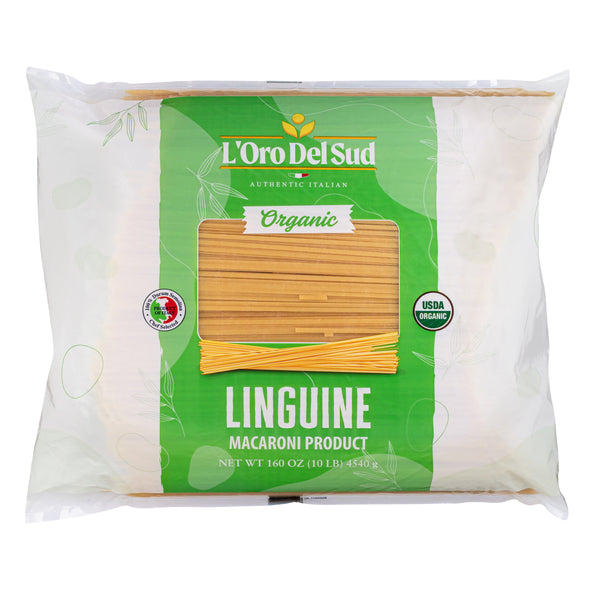 L'Oro Del Sud, Organic Linguine Pasta, 2 Pack x 10 lb
