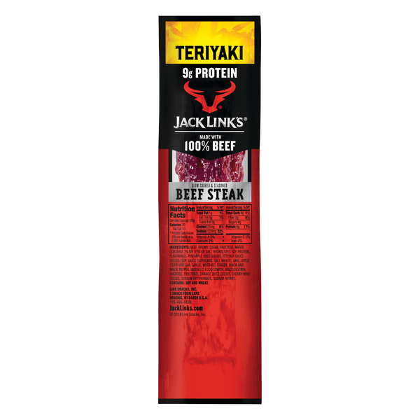JACK LINK'S BEEF TERIYAKI STEAK