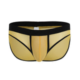 Low Waist Breathable Mesh Sexy Briefs Nylon Men