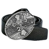Smooth Buckle For Self-defense Trendy Punk-style Belt Buckle With A Distinctive Look