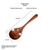 Japanese-style Household Tableware Wooden Soup Spoon