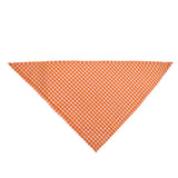 Pet Dog And Cat Plaid Cotton Triangle Scarf