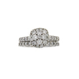 1.30ct Diamond Engagement Ring Set 10KT White Gold
