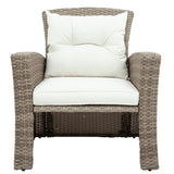 Set Of 4 Piece All Weather Wicker Patio Furniture