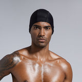 Mens Swim Cap Fabric Design Doesnt Constrict The Head Large Size