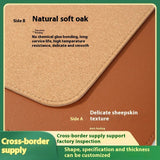 Cork Leather Table Mat Material Thickened PVC Mouse Mat