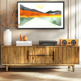 Bosk Wood Fluted TV Stand