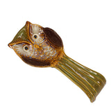 High-Temperature Painted Kiln-Changed Glaze Ceramic European-Style Animal Owl
