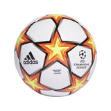 adidas Unisexs FIN21 LGE Soccer Ball White/Solar Red/Solar Yellow/Black 5