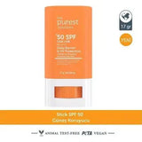 The Purest Solutions SPF50+ Sunscreen Stick: High UVA/UVB & Blue Light Protection - Natural, Portable, & Water Resistant for Sensitive & Oily Skin