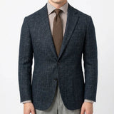Mens Casual Plaid Jacket With Digital Print