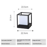 Waterproof Energy-saving Pillar Light For Outdoor Use With Power Connection