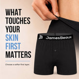 Men's Bamboo Anti-Chafing & Breathable Boxer Shorts (3-Pack) | Black