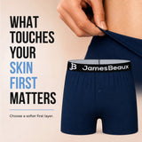 Men's Bamboo Anti-Chafing & Breathable Boxer Shorts (3-Pack) | Navy
