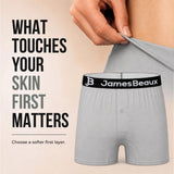 Men's Bamboo Anti-Chafing & Breathable Boxer Shorts (3-Pack) | Heather Gray