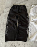 Mens Retro Straight-Leg Lace-Up Casual Pants