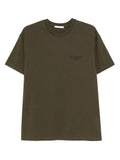 Givenchy Men Cotton T-Shirt With Givenchy Stamp Print