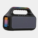 KP-865 Best-selling Wireless Bluetooth Speaker Portable Handle RGB Lighting High-quality Sound High Power In-stock Ideal For Outdoor Gatherings