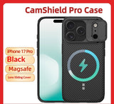 MagSafe Magnetic Protective Case With A Sliding Lens Cover