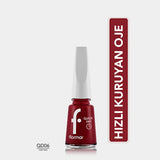 Flormar Quick Dry Nail Polish - Highly Pigmented, Long Lasting, 60-Second Drying Time