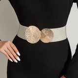 Female Ornament Overcoat With Dress Belt Waist-tight