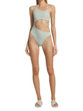 Jonathan Simkhai Stormi Strappy One-Piece Swimsuit, Size XS