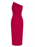 Et Ochs Ruth One Shoulder MIDI Dress,Size 6
