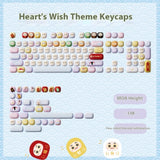 Watermelon Theme Five-sided Sublimation MOG Height PBT Small Steamed Bun Key Cap Mushroom Type