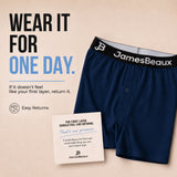 Men's Bamboo Anti-Chafing & Breathable Boxer Shorts (3-Pack) | Navy