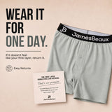 Men's Bamboo Anti-Chafing Boxer Shorts (3-Pack) | Gray