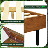 Alander Solid Wood Bed Frame