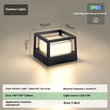 Outdoor Aluminum Wall Pillar Lamp