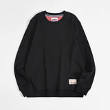 Mens Solid-color Casual Long-sleeve Hoodie