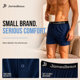 Men's Bamboo Anti-Chafing & Breathable Boxer Shorts (3-Pack) | Navy