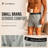 Men's Bamboo Anti-Chafing Boxer Shorts (3-Pack) | Gray
